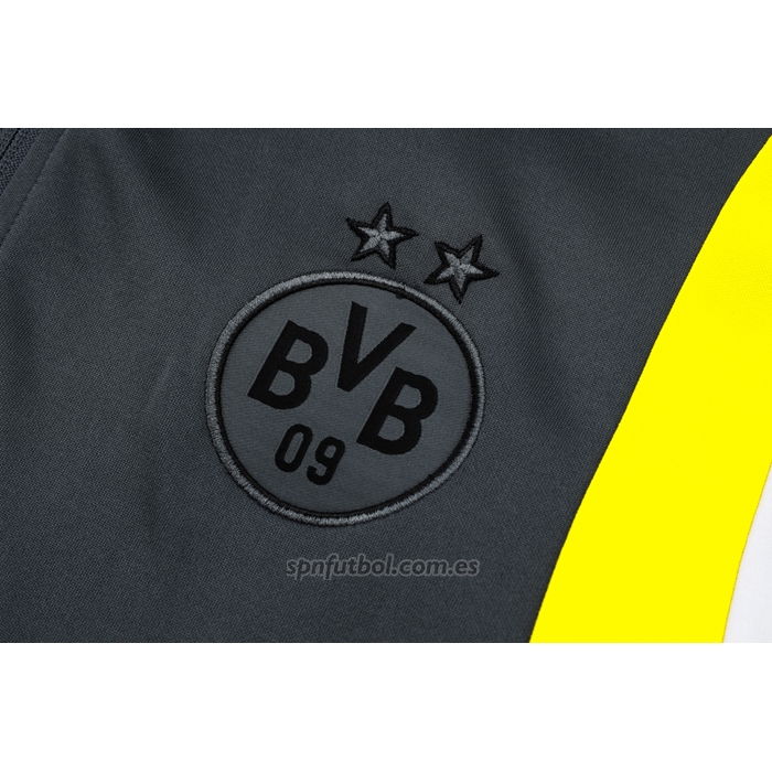 Chandal de Chaqueta del Borussia Dortmund 2023-2024 Gris